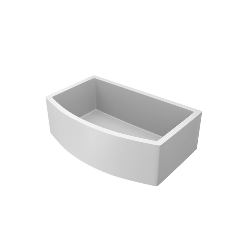 Native Trails Farmhouse Quartet 33 Inch NativeStone Apron Front Kitchen Sink - Durable Farmhouse Sink for Modern Kitchens, Perfect for Cooking, Cleaning & Entertaining