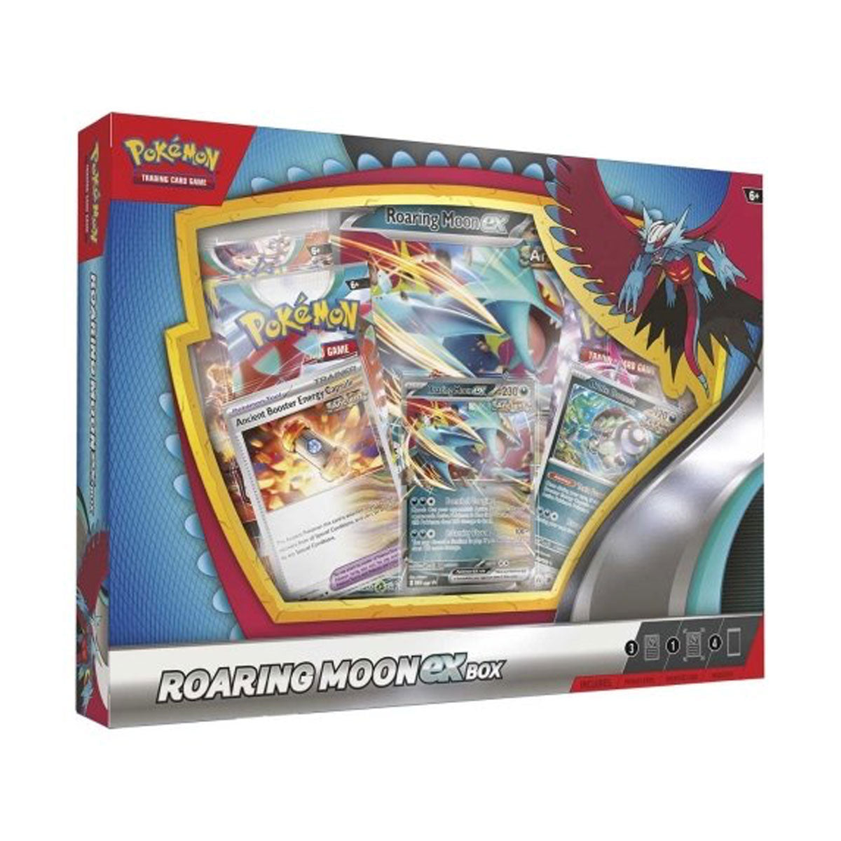 Pokemon Roaring Moon Ex Box - Exclusive Collectible Trading Card Game Set for Battles & Gifts | Perfect for Pokemon TCG Players & Fans