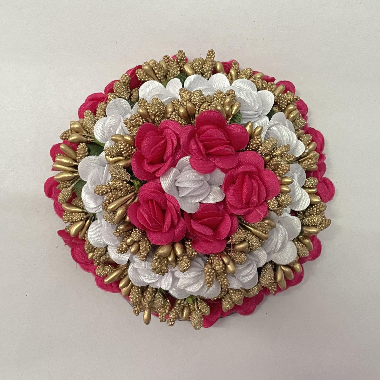 GuruEmbelish Bridal Bun Juda Maker Flower Gajra Hair Accessories for Women & Girls - 1-Pack | Perfect for Weddings, Parties & Indian Traditional Events