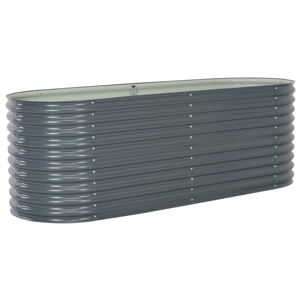 Premium Galvanized Steel Raised Garden Bed - 94.4