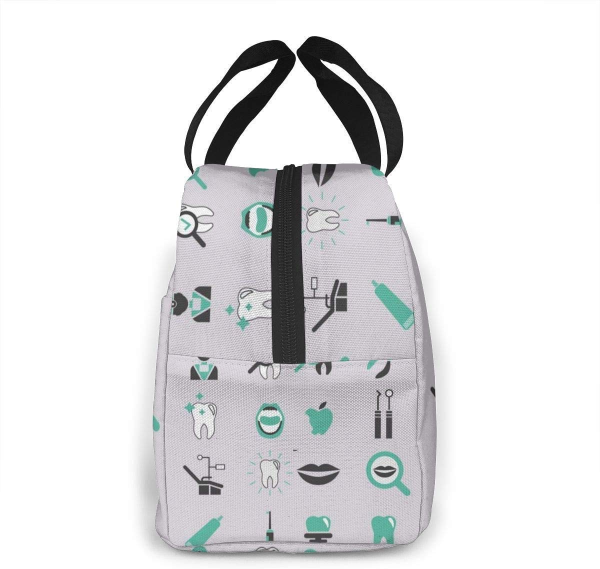 Insulated Lunch Box for Dentists & Dental Hygienists - Portable Thermal Lunch Bag for Women & Teens - Perfect for Work, School & Travel Meals