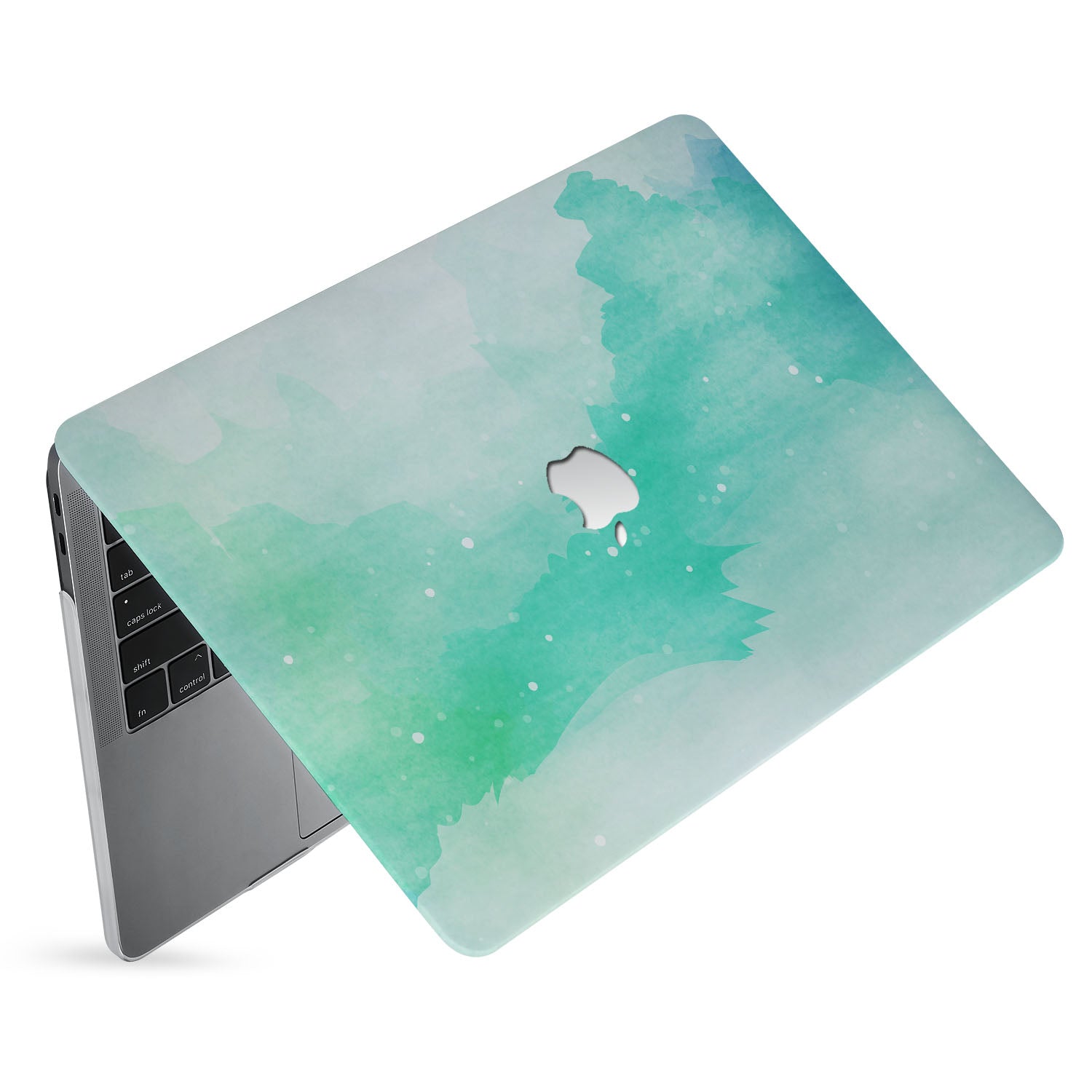 Premium MacBook Case with Abstract Watercolor Splash Design - Durable Protective Cover for MacBook Air/Pro - Perfect for Work, Travel & School