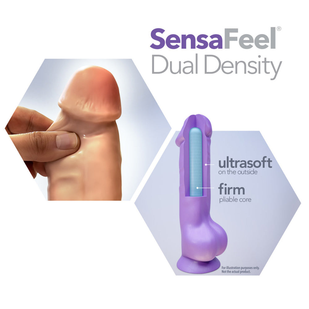 Au Naturel Home Wrecker Dual Density Realistic Dildo with Vibration - Lifelike Feel for Couples & Solo Play - Perfect for BDSM, Roleplay & Sensual Exploration