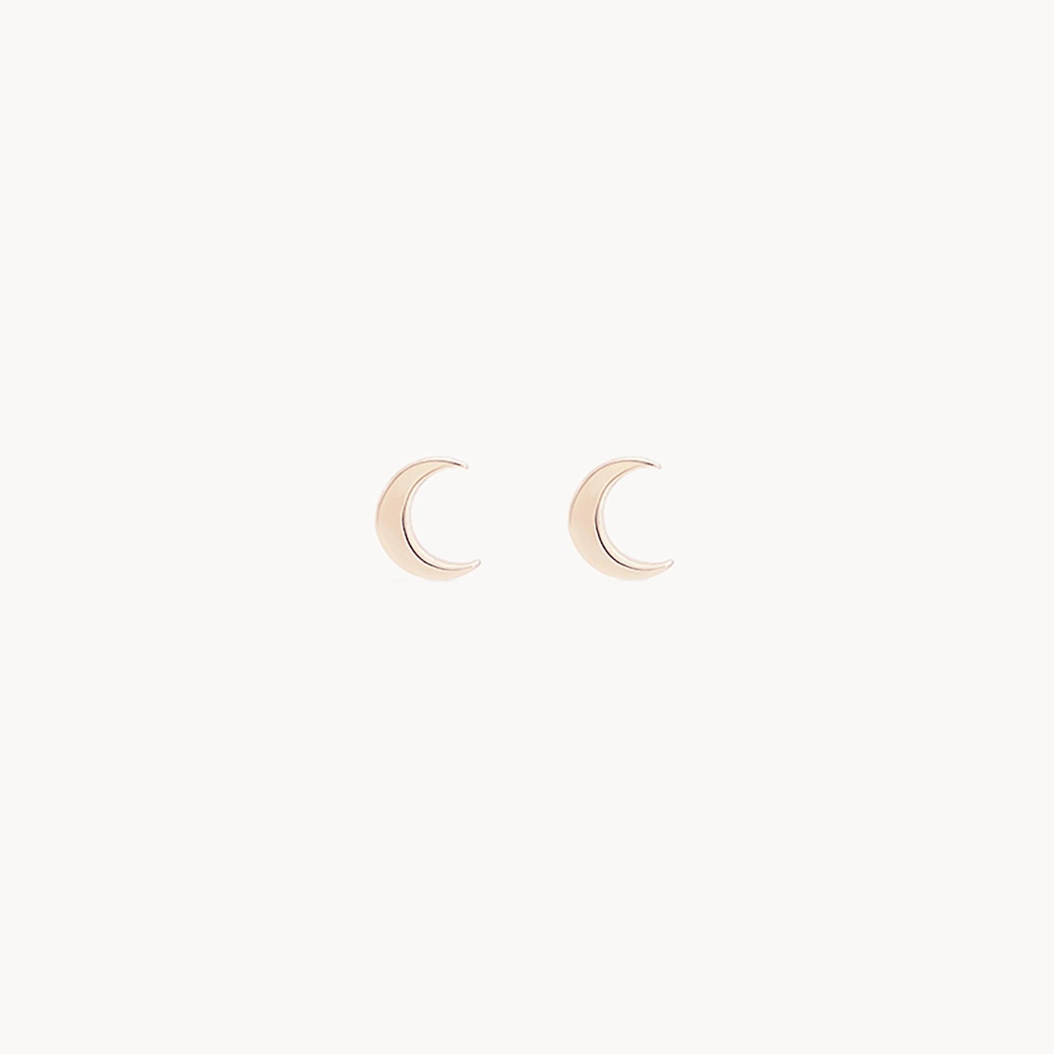 14K Yellow Gold Everyday Little Crescent Moon Earrings - Dainty & Elegant Jewelry for Women, Perfect for Daily Wear, Gifts & Special Occasions