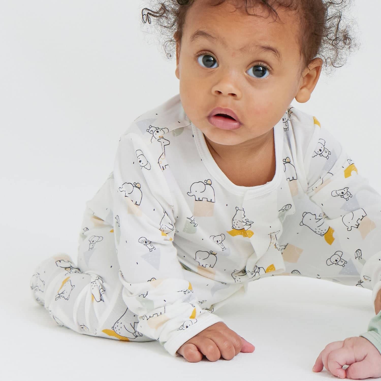 Soft Modal Magnetic Footie Socks for Babies & Toddlers - Cozy Non-Slip Infant Socks for Playtime, Crawling & First Steps