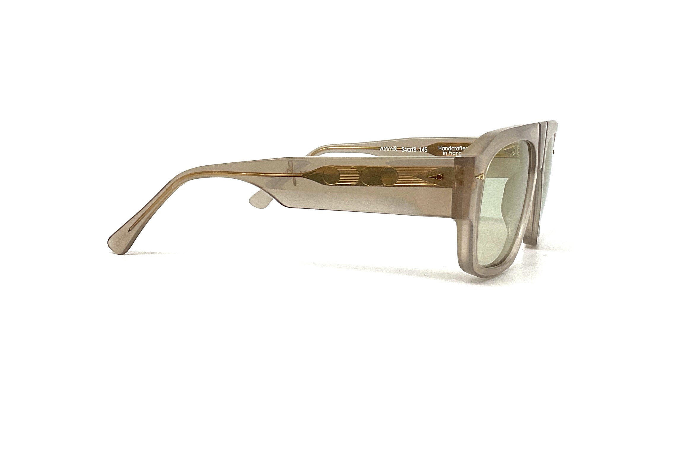 Ahlem x Jordan Bickham Sunglasses - Premium Ashmilk Frame & UV Protection - Perfect for Outdoor Activities, Travel, and Fashion Accessories