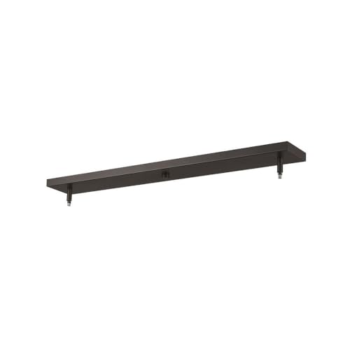 2 Light Ceiling Plate - 4.5 Inches Wide - Oil Rubbed Bronze Finish - Vintage Style Ceiling Light Fixture - Perfect for Bedroom, Living Room & Hallway Lighting
