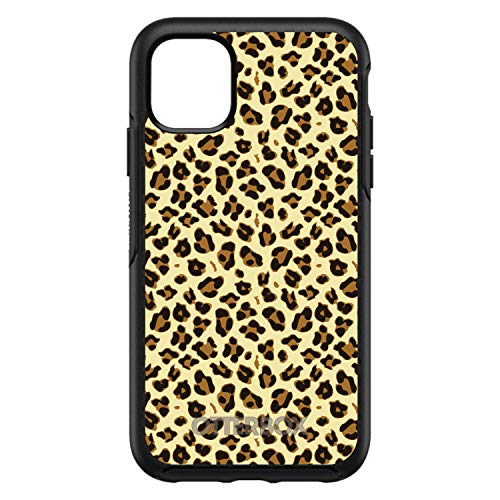 Black Beige Tan Leopard Skin Spots On Black Case