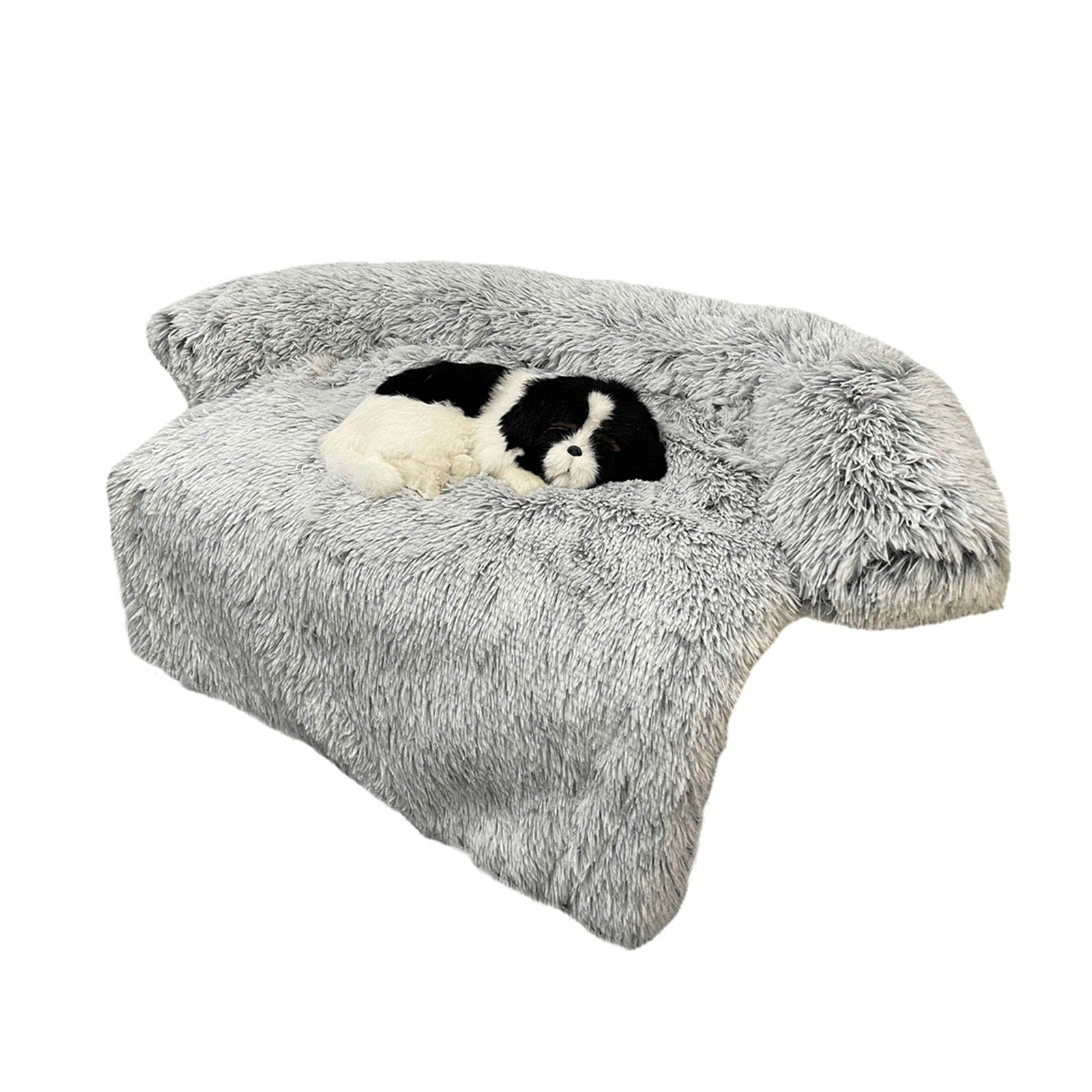 **Extra Large Washable Dog Bed - 84x84cm XXL Orthopedic Pet Sofa for Large Dogs & Cats, Removable Cushion Cover, Non-Slip Bottom - Perfect for Living Room, Car Floor & Winter Warmth (Color: LG Detachable)**