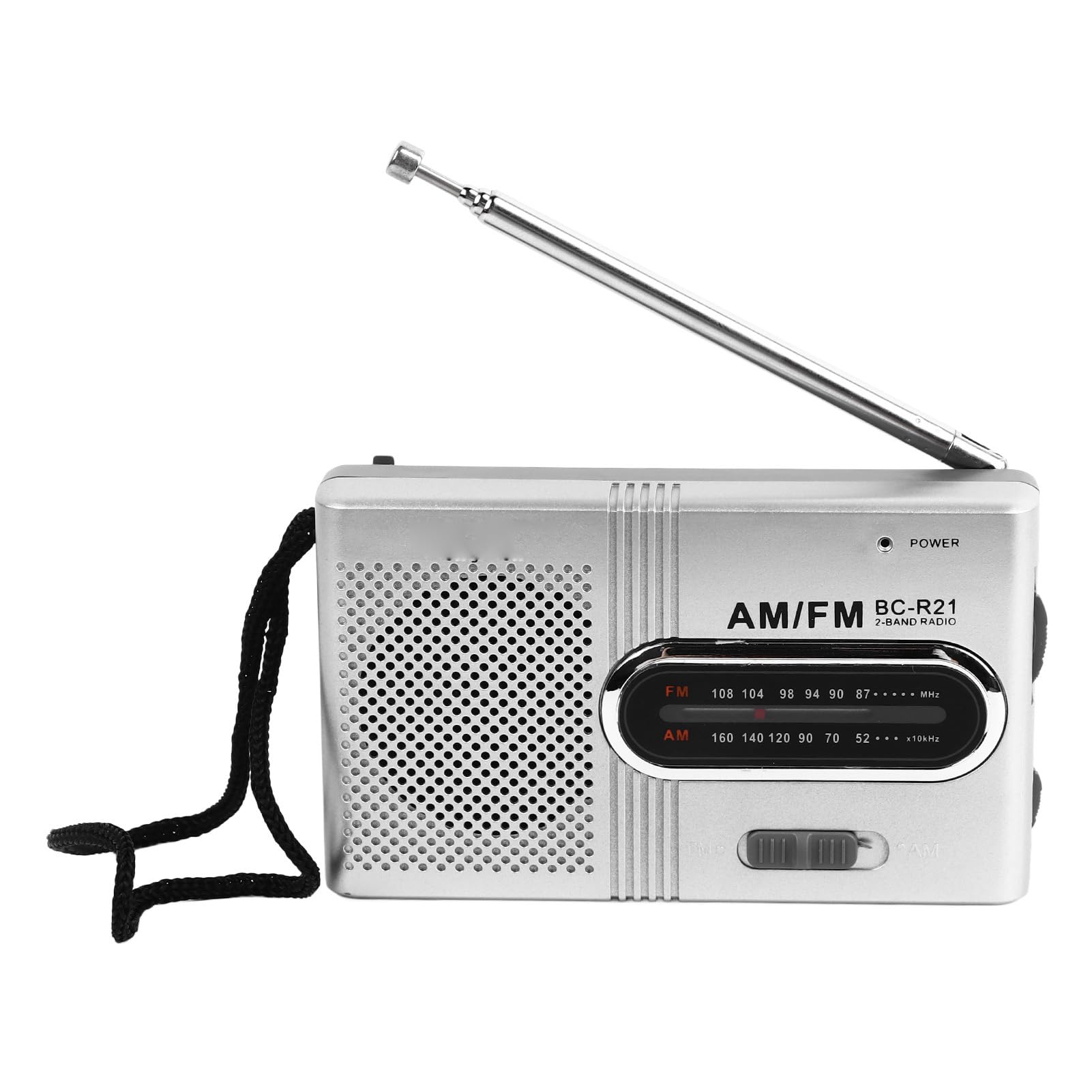 Portable AM/FM Radio with Strong Signal Reception, Battery Operated Pocket Radio with Clear Sound - Perfect for Outdoor Activities, Travel, Camping, and Morning Exercises