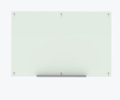 Luxor Magnetic Glass Whiteboard 72x48 Inches - Wall Mounted Dry Erase Board for Office, Classroom & Home Use - Perfect for Presentations, Notes & Planning