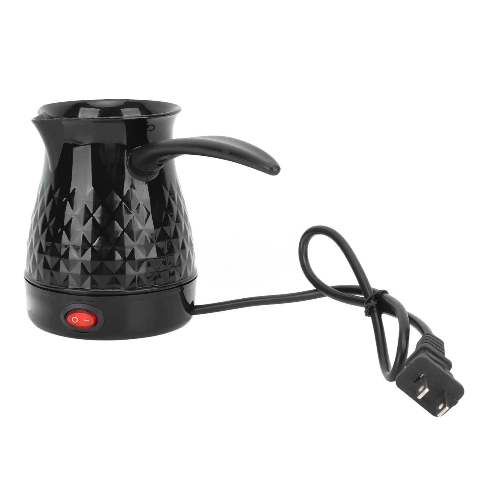 Ejoyous 600ml Electric Turkish Coffee Maker - Stainless Steel Pot with Removable Handle for Home & Travel - Fast Boiling for Coffee, Tea, Milk - Perfect for Camping, Office & Gifts