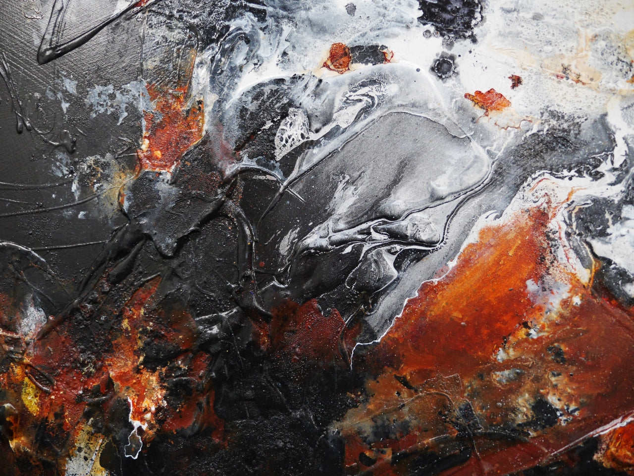 Roxide 190cm x 100cm Textured Abstract Canvas Wall Art - Modern Large Painting for Living Room, Bedroom & Office Decor