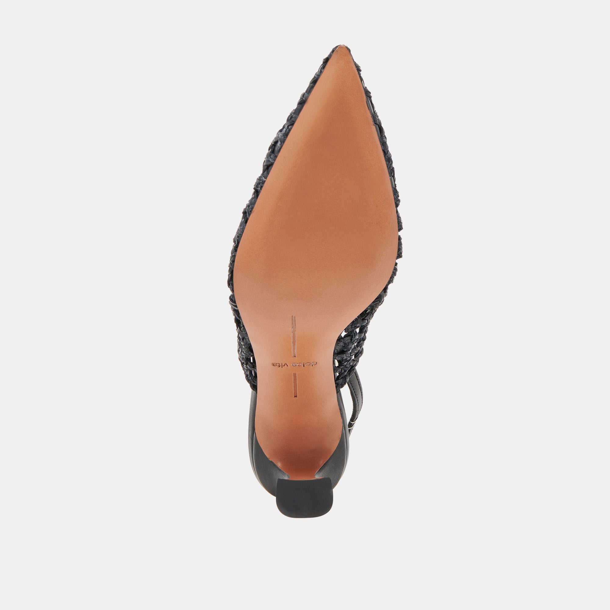 Gloria Women's Black Woven High Heels - Stylish Dress Pumps for Party, Wedding & Evening Events
