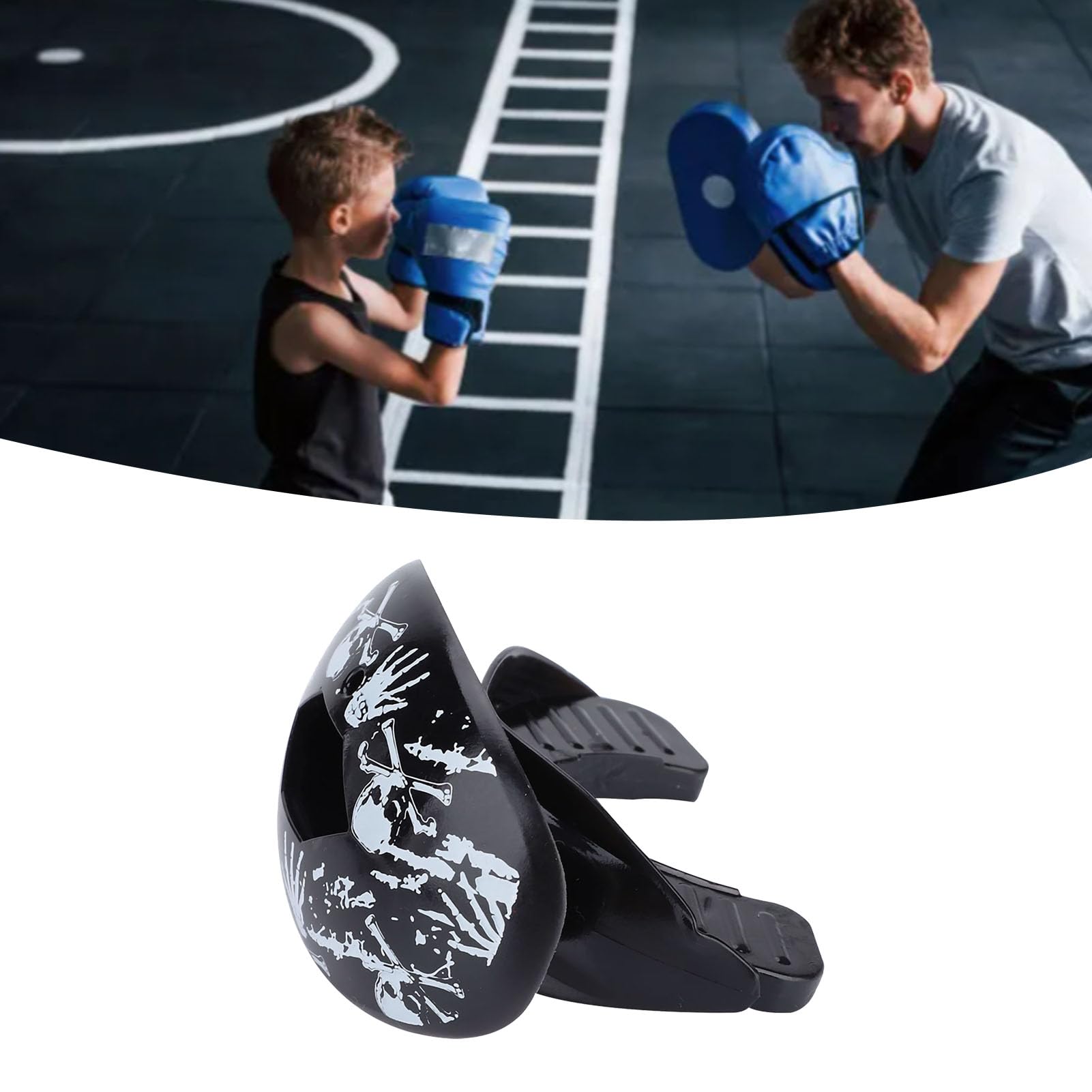 Best Sports Mouth Guard for Youth & Adults - FDA Approved TPR Mouthguard for Boxing, Soccer, Rugby - Teeth Protector for Contact Sports & Training