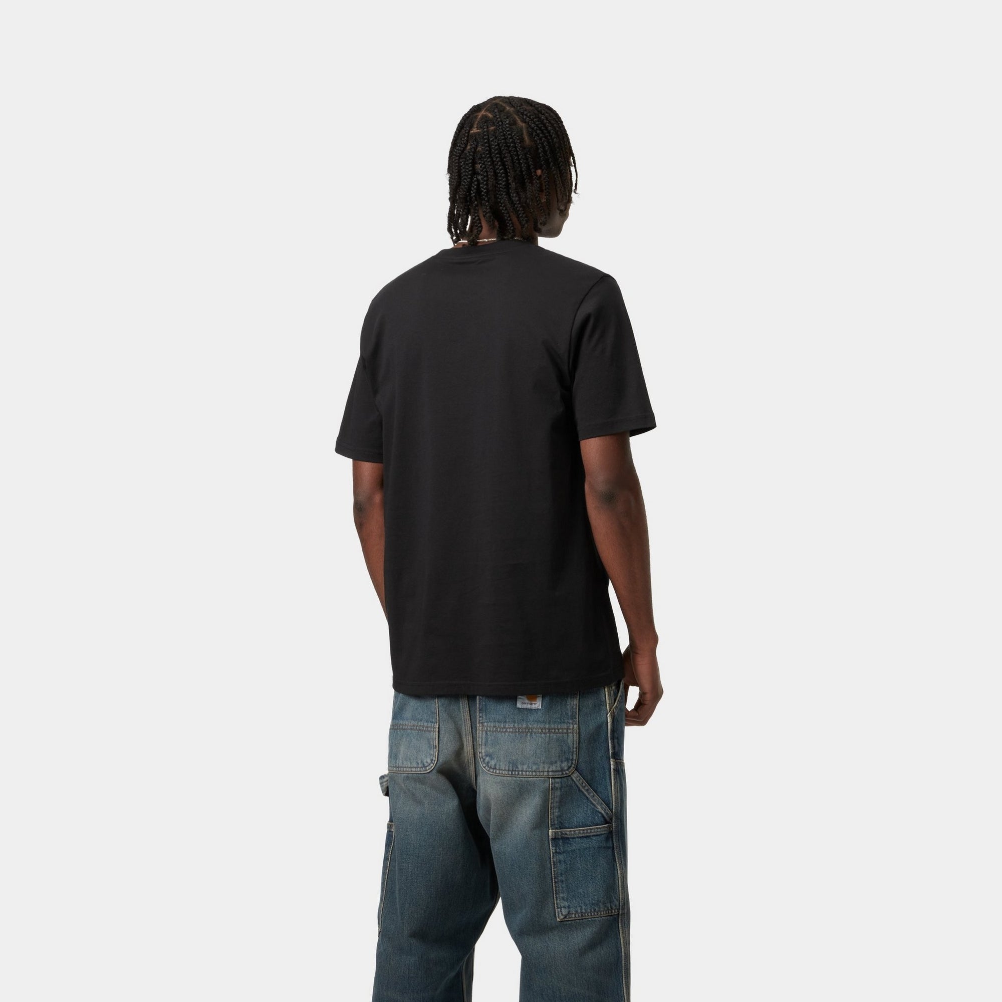 Premium Cotton Base T-Shirt for Men - Soft & Comfortable Black Tee - Casual Wear, Layering, Gym & Everyday Outfits