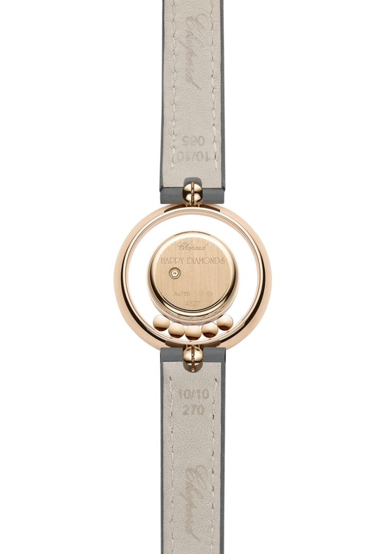 Chopard Happy Diamonds Icons 18K Rose Gold Diamond Ladies Watch - Luxury Women's Wristwatch for Special Occasions & Elegant Events