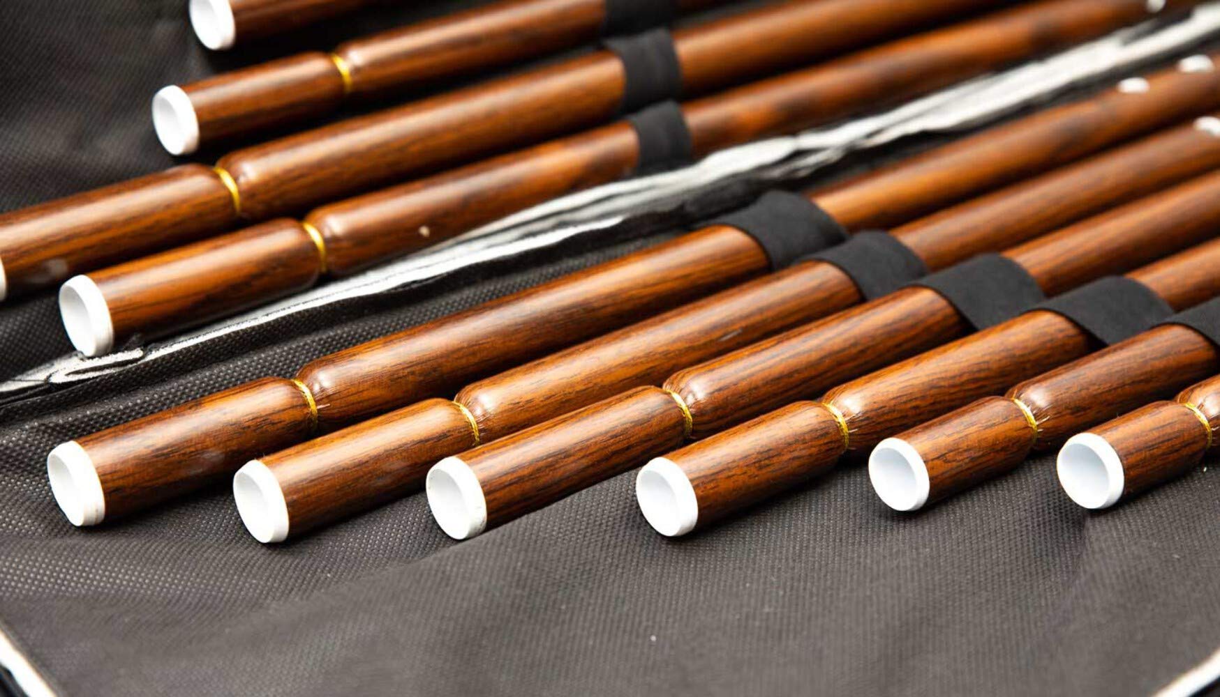 Turkish Kaval Shepherd Flute - 13 Hole Professional PVC Plastic Flute Set with Soft Carrying Case | Perfect for Folk Music, Traditional Performances & Outdoor Shepherd Playing