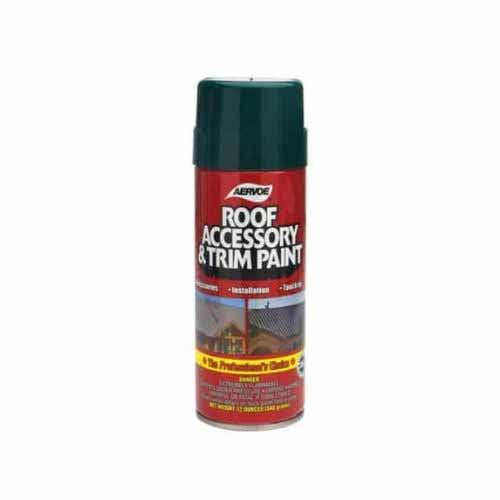 Aervoe 1609 Rustic Black Roof & Tile Trim Paint - High-Quality Exterior Paint for Metal, Wood & Concrete Surfaces - Perfect for Home Roofing, Siding & Fence Protection