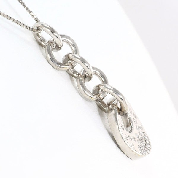 18K White Gold Diamond Pendant Necklace 0.20ct GIA Certified - Elegant Jewelry Gift for Women, Anniversary, Wedding & Special Occasions