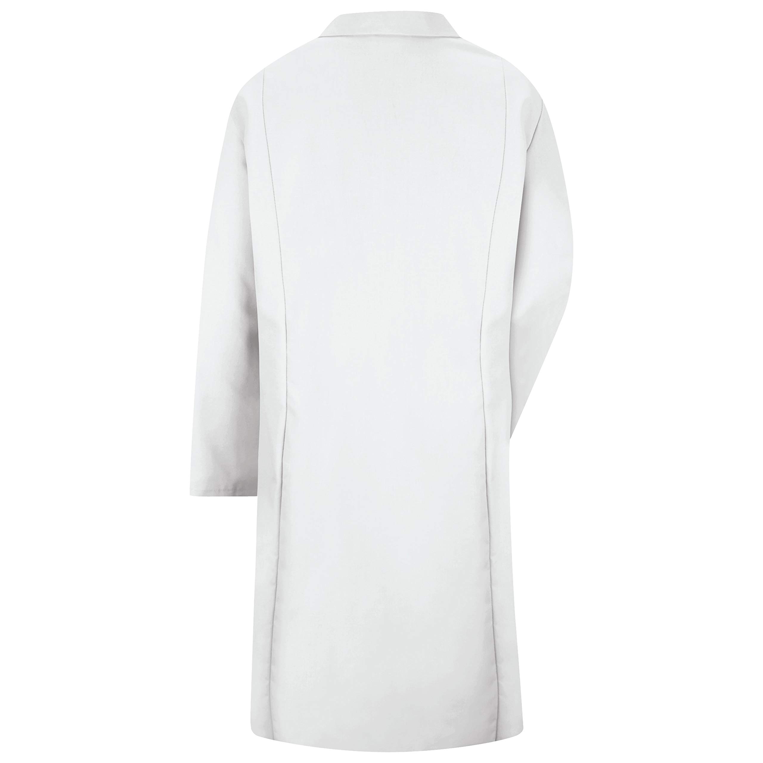 Red Kap Women's Lab Coat - Professional White Laboratory Coat with 3 Pockets, Long Sleeve, Button Front - Perfect for Scientists, Nurses, Doctors & Medical Students in Hospitals, Labs & Clinics