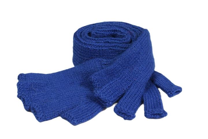 Warm Hand Knitted Alpaca Wool Fingerless Gloves for Women & Men - Soft & Cozy Winter Accessories - Perfect for Cold Weather, Typing, and Outdoor Activities