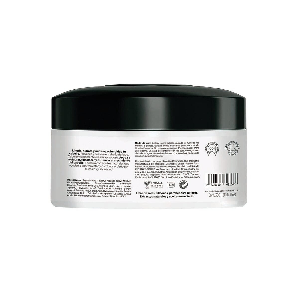 Revlon Hair Mask with Almond Oil, Amino Acids & Keratin - Deep Conditioning Treatment for Dry, Damaged Hair - Salon-Quality Repair at Home