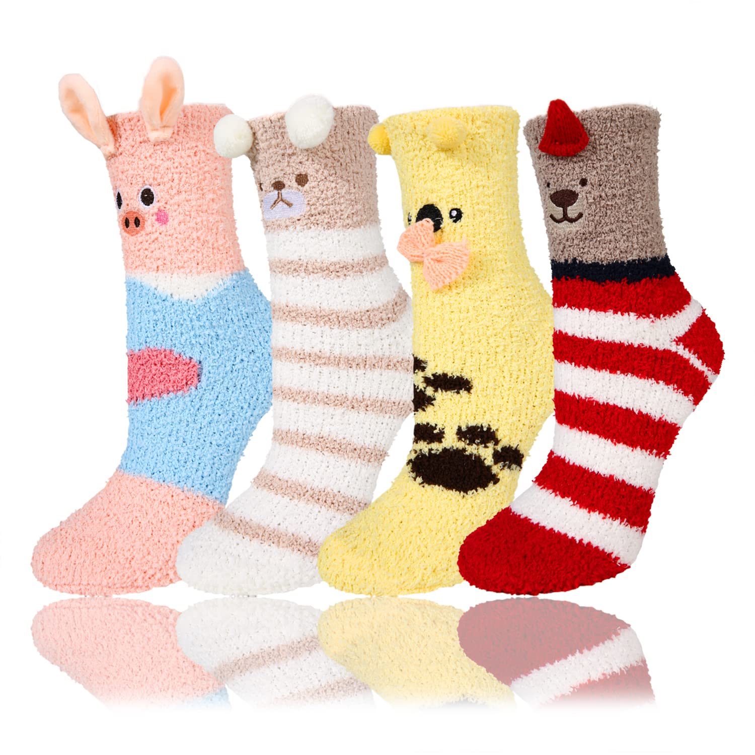 Benefeet Fuzzy Socks for Women - Warm Winter Slipper Socks for Cozy Indoor Wear