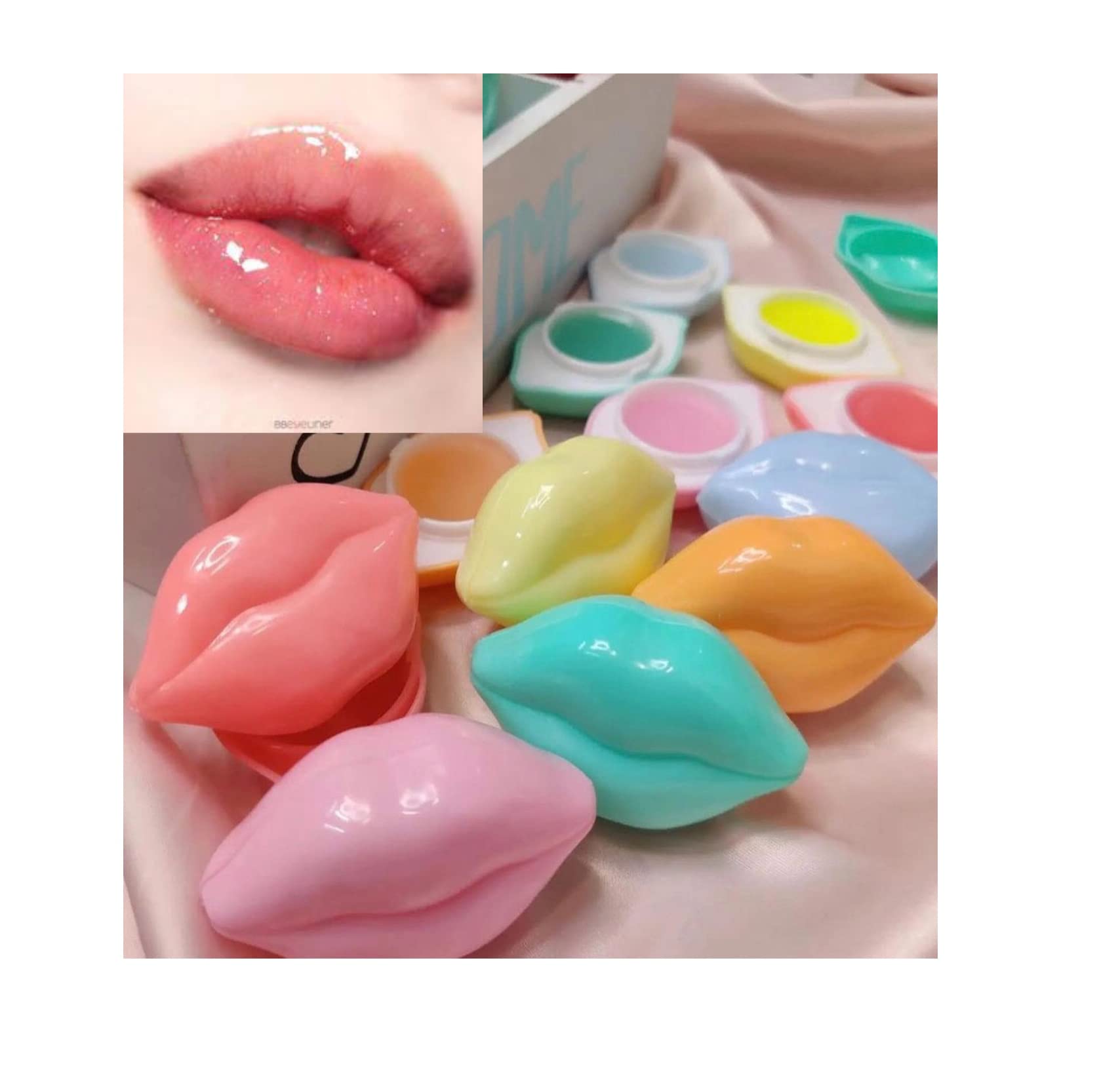 ARRX Lip Shape Lip Mask Balm - Waterproof Long Lasting Lip Balm for Makeup & Travel (Pack of 1, Multicolor) - Perfect for Dry Lips, Daily Moisturizing & On-the-Go Hydration