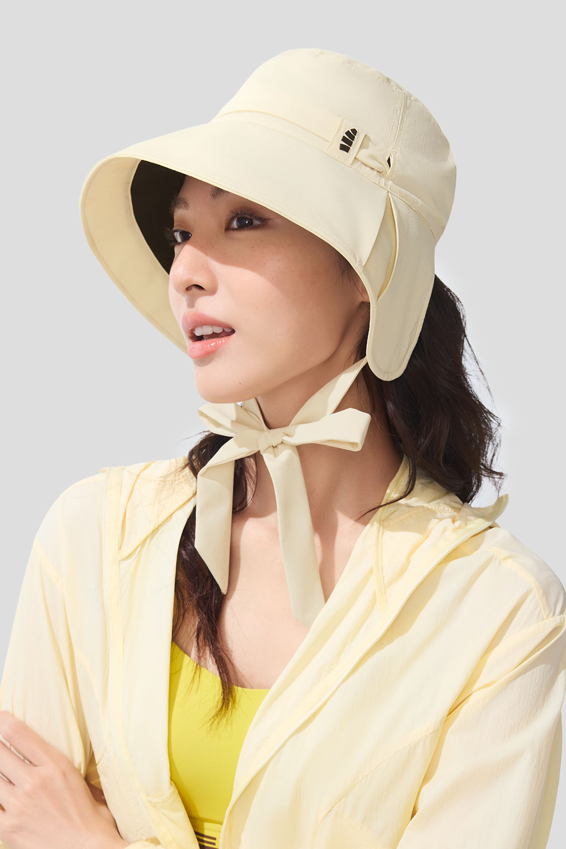 Stylish Women's Sun Hat with Ribbon - UPF 50+ UV Protection for Beach, Garden & Outdoor Activities