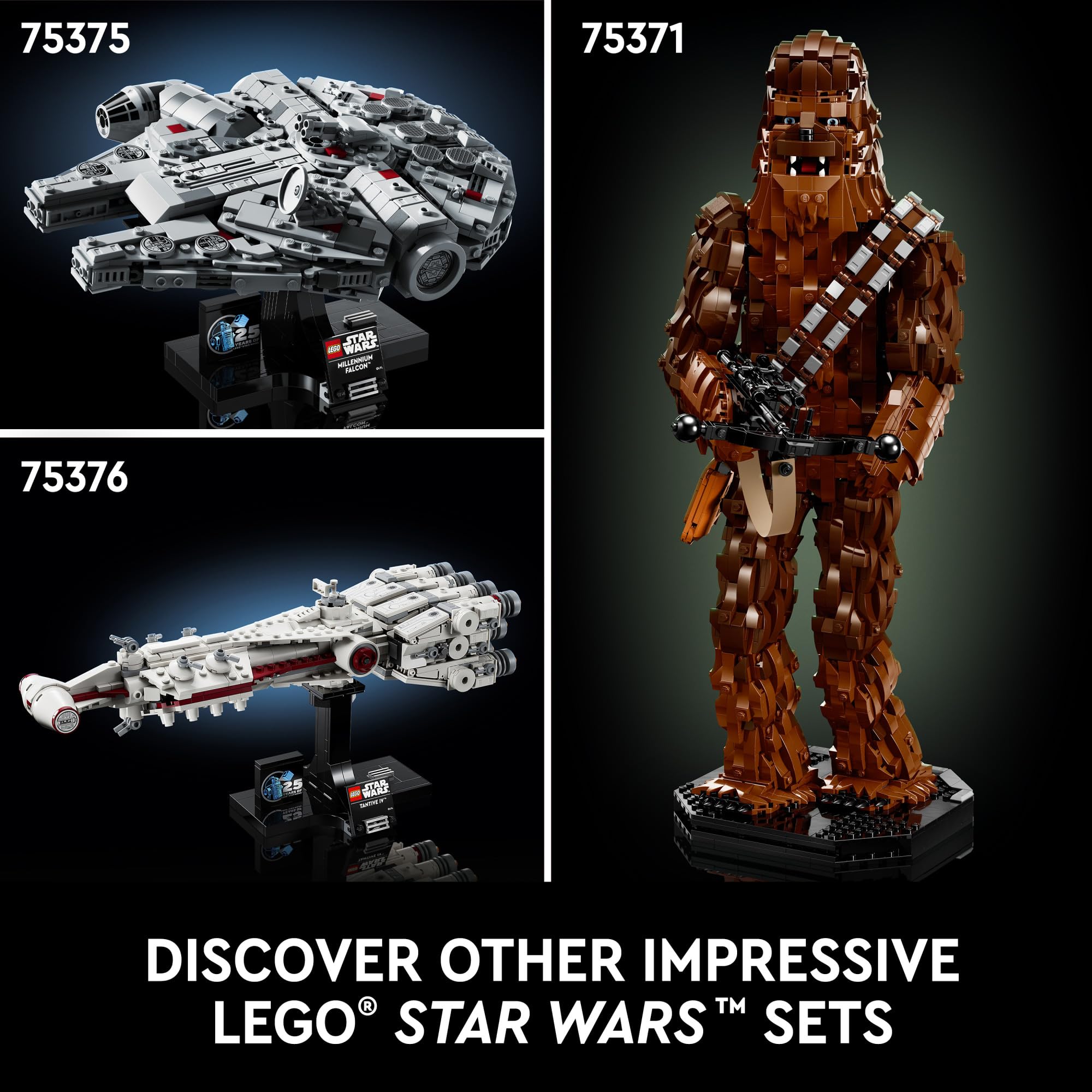LEGO Star Wars: A New Hope Tantive IV 75376 | 25th Anniversary Buildable Starship Model | Creative Building Set for Adults | Collectible Display Gift for Star Wars Fans | Perfect for Home Decoration & Movie Memorabilia Collection