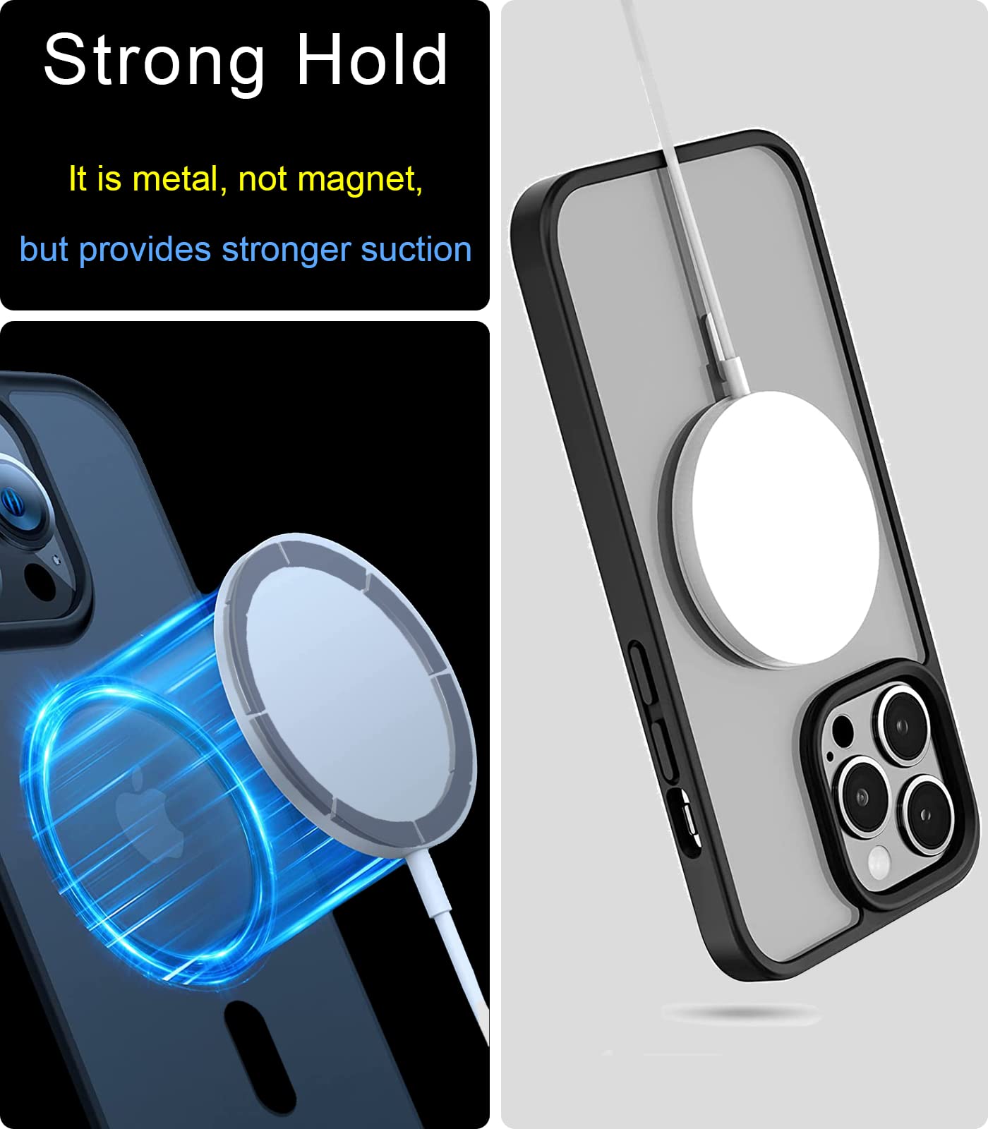 Magnetic Ring Adhesive Compatible with MagSafe for iPhone 12/13/14/15/16 - 6pcs Silver Metal Conversion Stickers for Phone Cases & Wireless Charging | Perfect for Car Mounts, Wallets & Magnetic Accessories