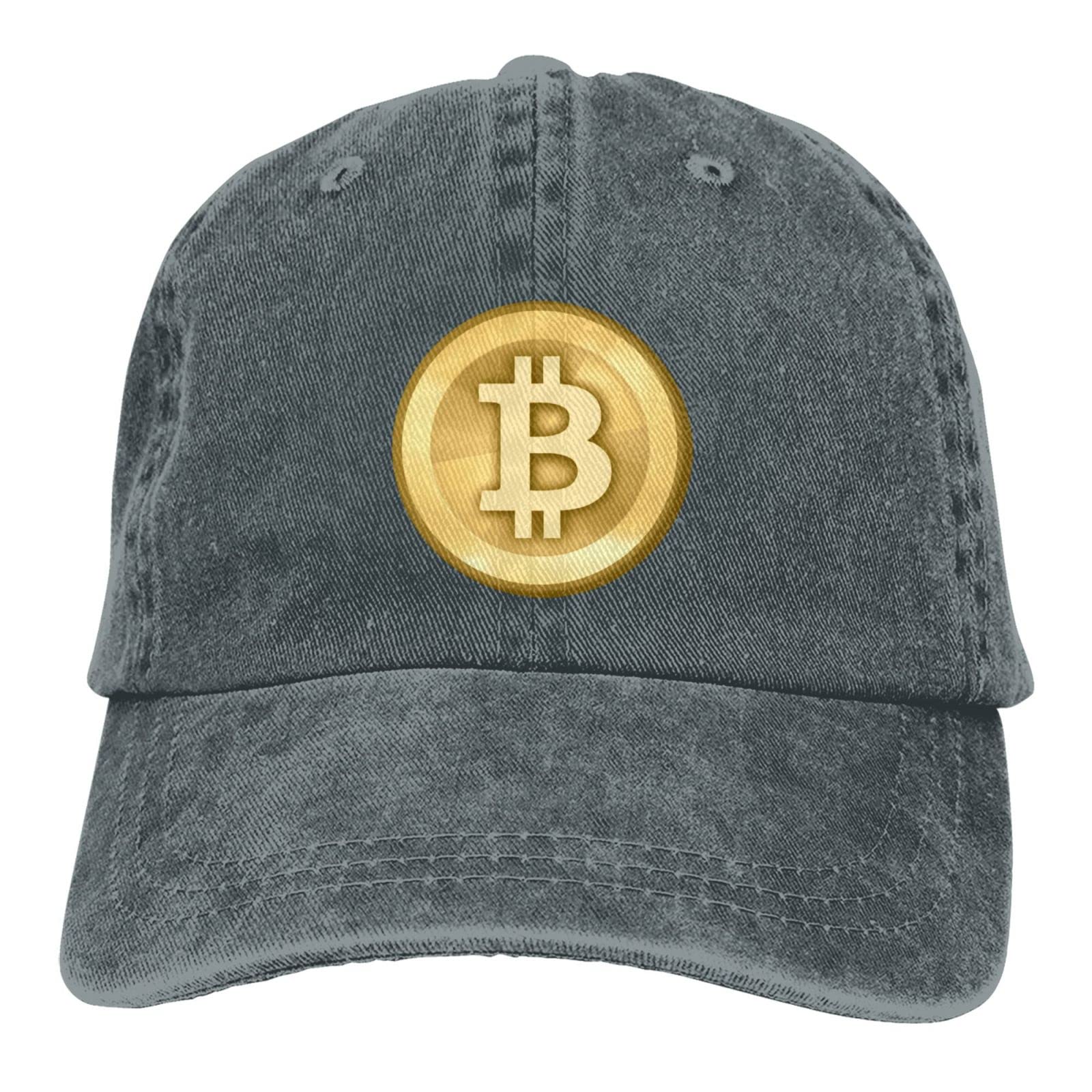 Bitcoin Logo Baseball Cap for Women & Men - Adjustable, Washable Golf Hat with Bitcoin Symbol - Perfect for Golf, Outdoor Sports & Casual Wear