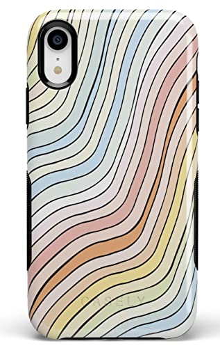 06 Ride The Wave | Pastel Rainbow Lined