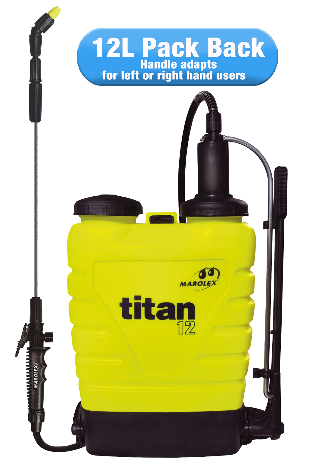 Marolex 7L Pressure Sprayer - Heavy Duty Garden Sprayer for Lawn, Plants & Pest Control - Ideal for Home, Farm & Outdoor Use