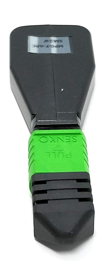 RiteAV MPO/MTP Loopback Adapter - Singlemode 9/125μm 24 Fiber Female Connector - for Network Testing & Fiber Optic Equipment Calibration