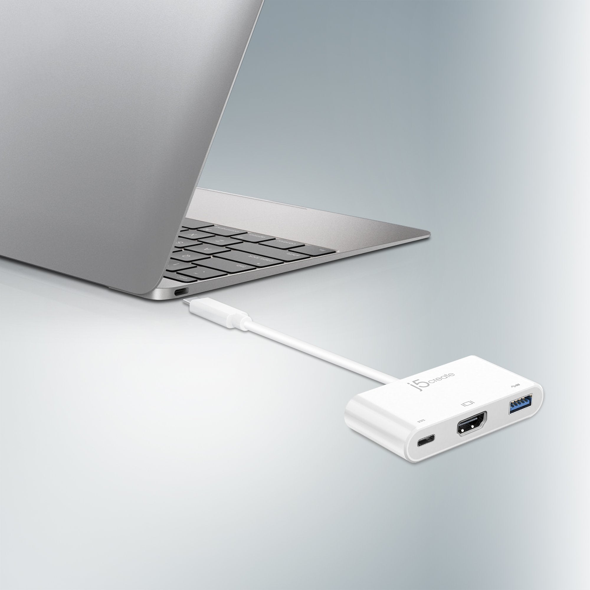 USB C to HDMI Adapter with USB 3.0 Port & 100W Power Delivery - 4K Video Output for MacBook Pro, iPad Pro, Dell XPS, Galaxy S21 - Perfect for Home Office, Online Classes & Business Presentations