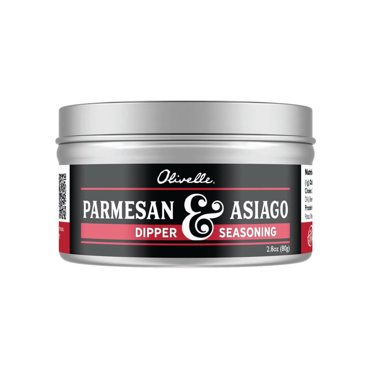Olivelle Parmesan Asiago Cheese Dipper & Seasoning Blend - Perfect for Bread, Crackers, and Pasta Dishes