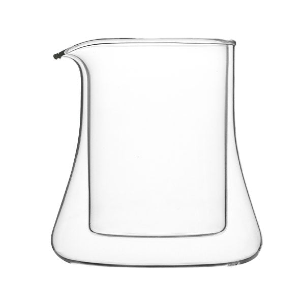 Varia FLO Dual Wall Glass Server - Insulated Carafe for Hot & Cold Beverages - Perfect for Coffee, Tea, Iced Drinks & Entertaining