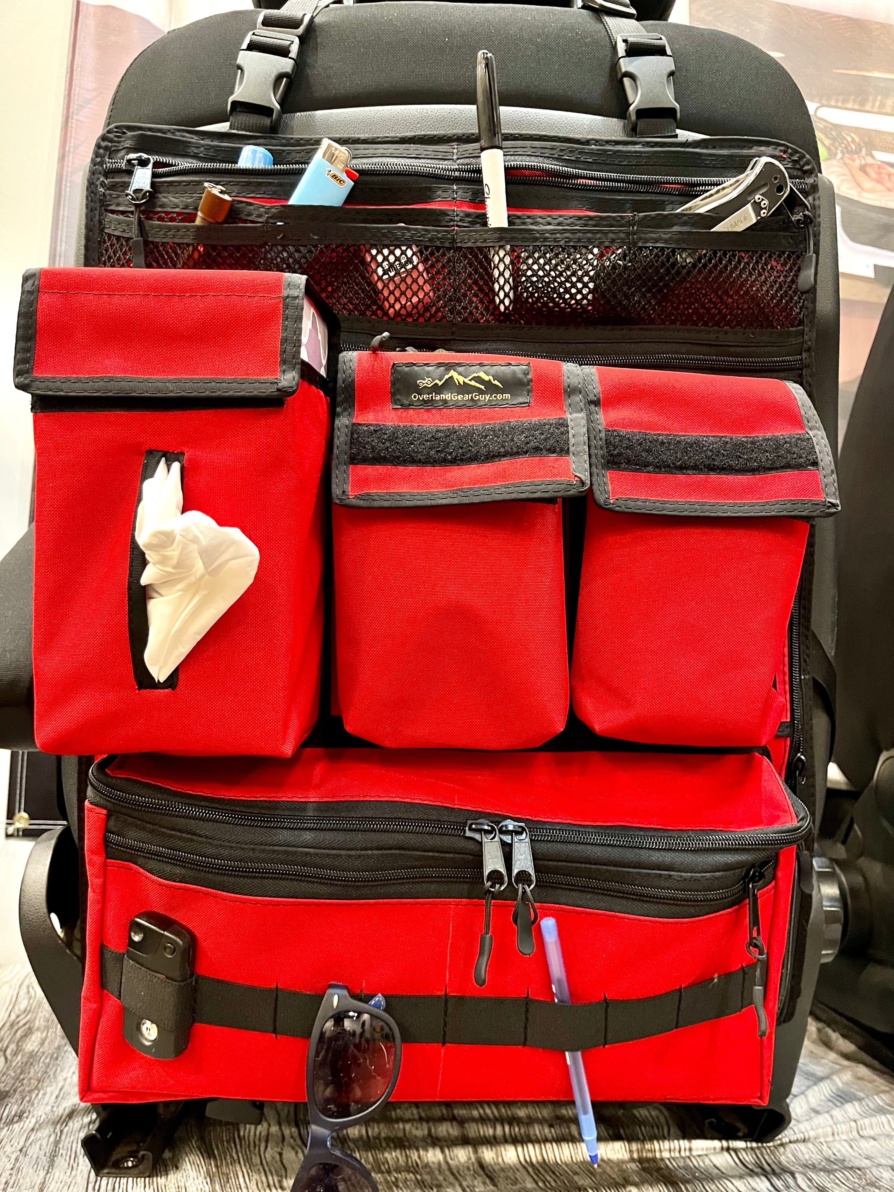 Moab Seat Organizer for Car - Durable & Spacious Backseat Organizer with Multiple Pockets - Perfect for Road Trips, Travel & Family Road Trips