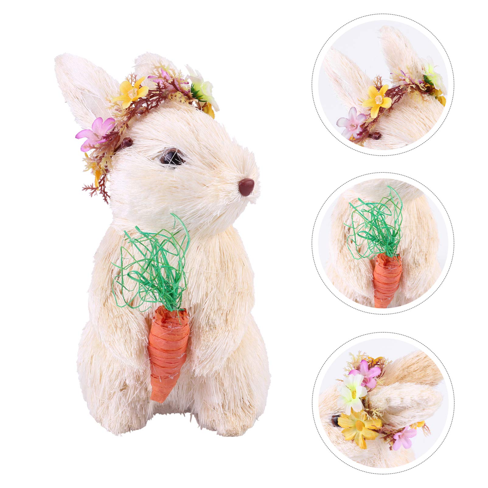 ABOOFAN Mini Bunny Foam Figurine - Cute Desk Decor for Office, Home & Kids Room | Stress Relief Toy & Collectible Gift for Bunny Lovers