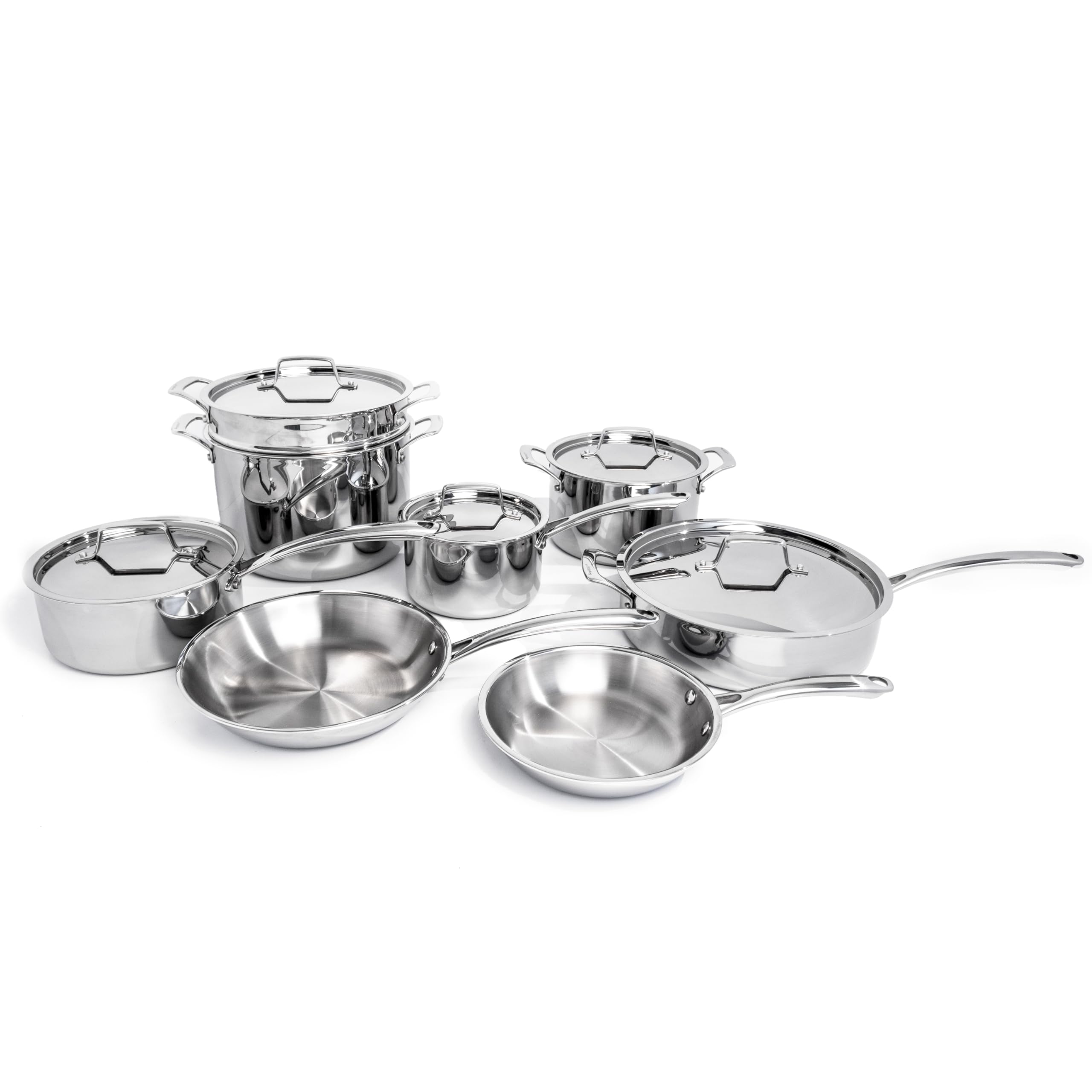 BergHOFF Professional Tri-ply 18/10 Stainless Steel Saucepan 8