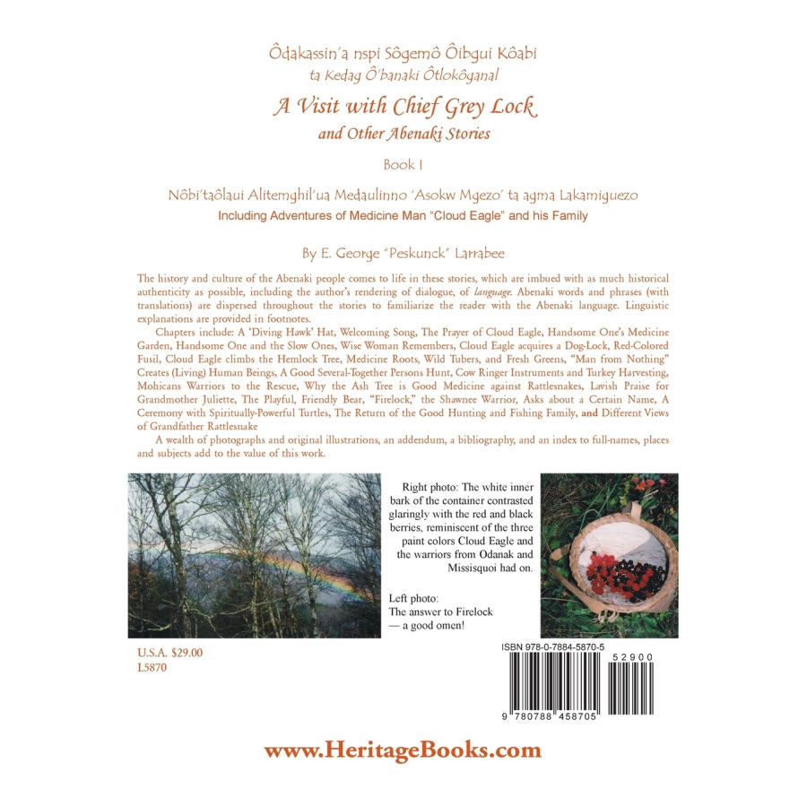Chief Grey Lock and Other Abenaki Stories - Book 1 | Native American Folklore Collection | Perfect for History Enthusiasts & Cultural Studies