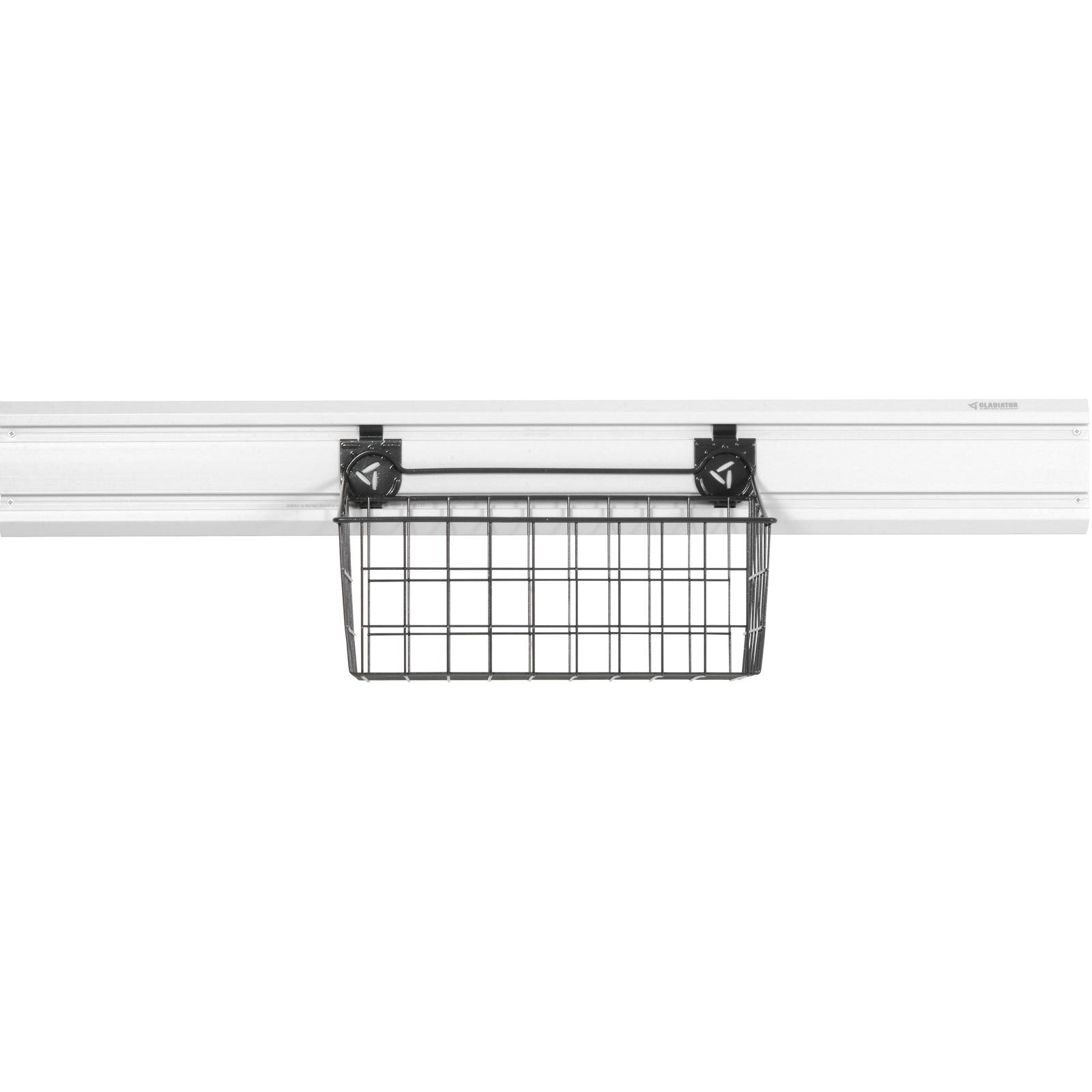 Gladiator 18-Inch Heavy Duty Wire Storage Basket - Organizer for Garage, Closet & Pantry - Durable Metal Shelving Bin for Home Organization