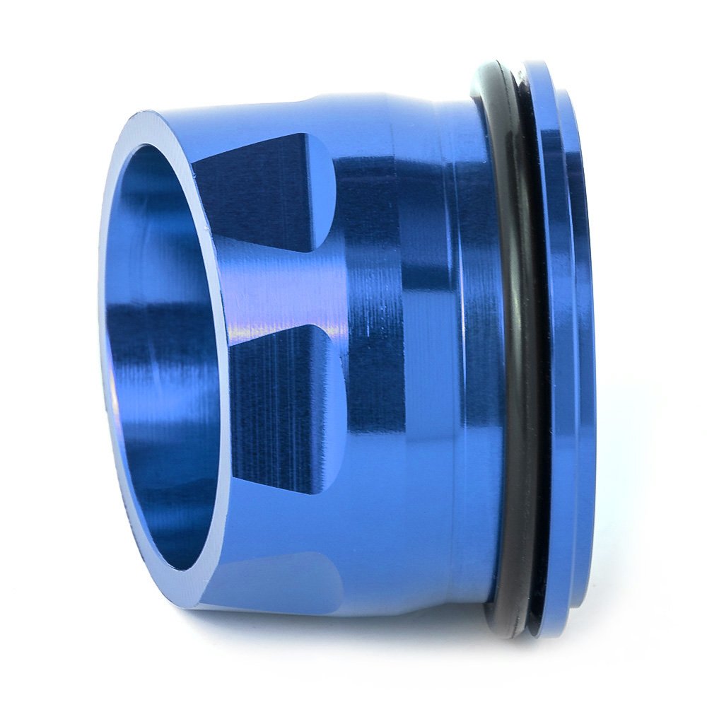 Yamaha TMAX 530 2012-2016 Motorcycle CNC Aluminum Exhaust Tip Cover - Blue - High Performance Upgrade for Enhanced Style & Protection - Perfect for Street Riding & Custom Builds