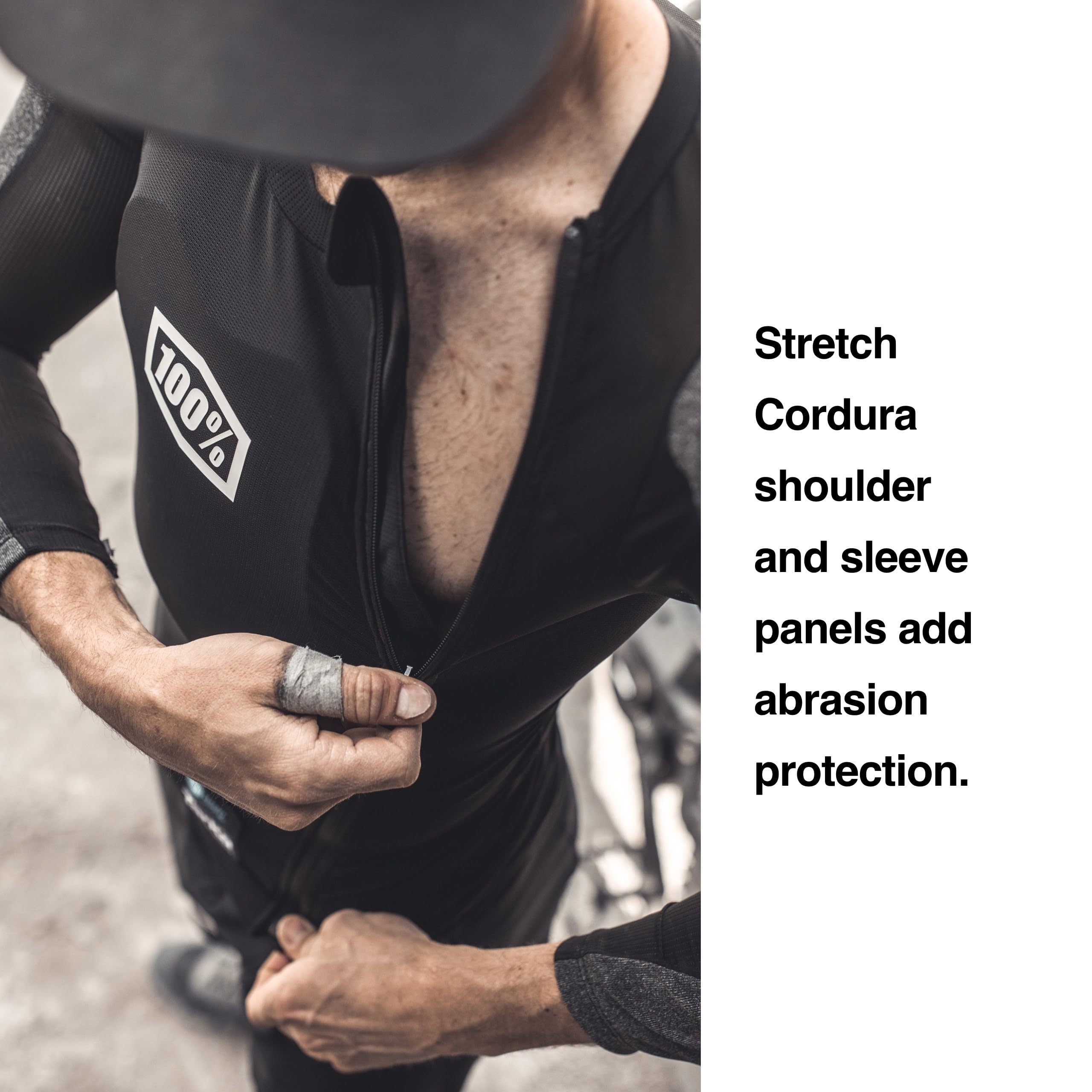 TARKA 100% Breathable Long Sleeve Motorcycle Base Layer - Smartshock Technology Bike Undershirt for Men - Protective Armor Shirt for Dirt Bike, Mountain Biking & Motocross (Black, XX-Large) - Ideal for Off-Road Adventures & Extreme Sports