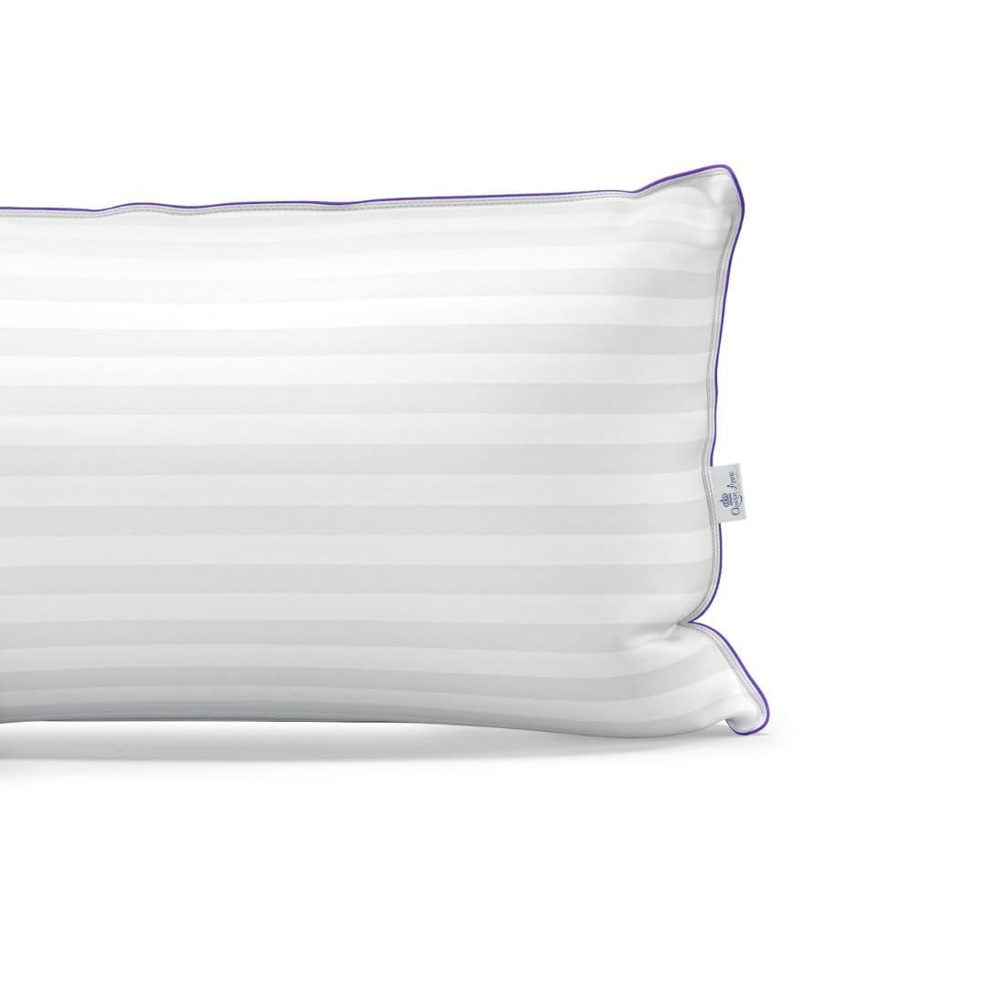 Queen Anne Extra Firm Pillow Loft King - Luxury Supportive Hypoallergenic High Density Pillow for Back & Side Sleepers - Perfect for Neck Pain Relief & Deep Sleep - King Size Bed Pillow for Optimal Comfort
