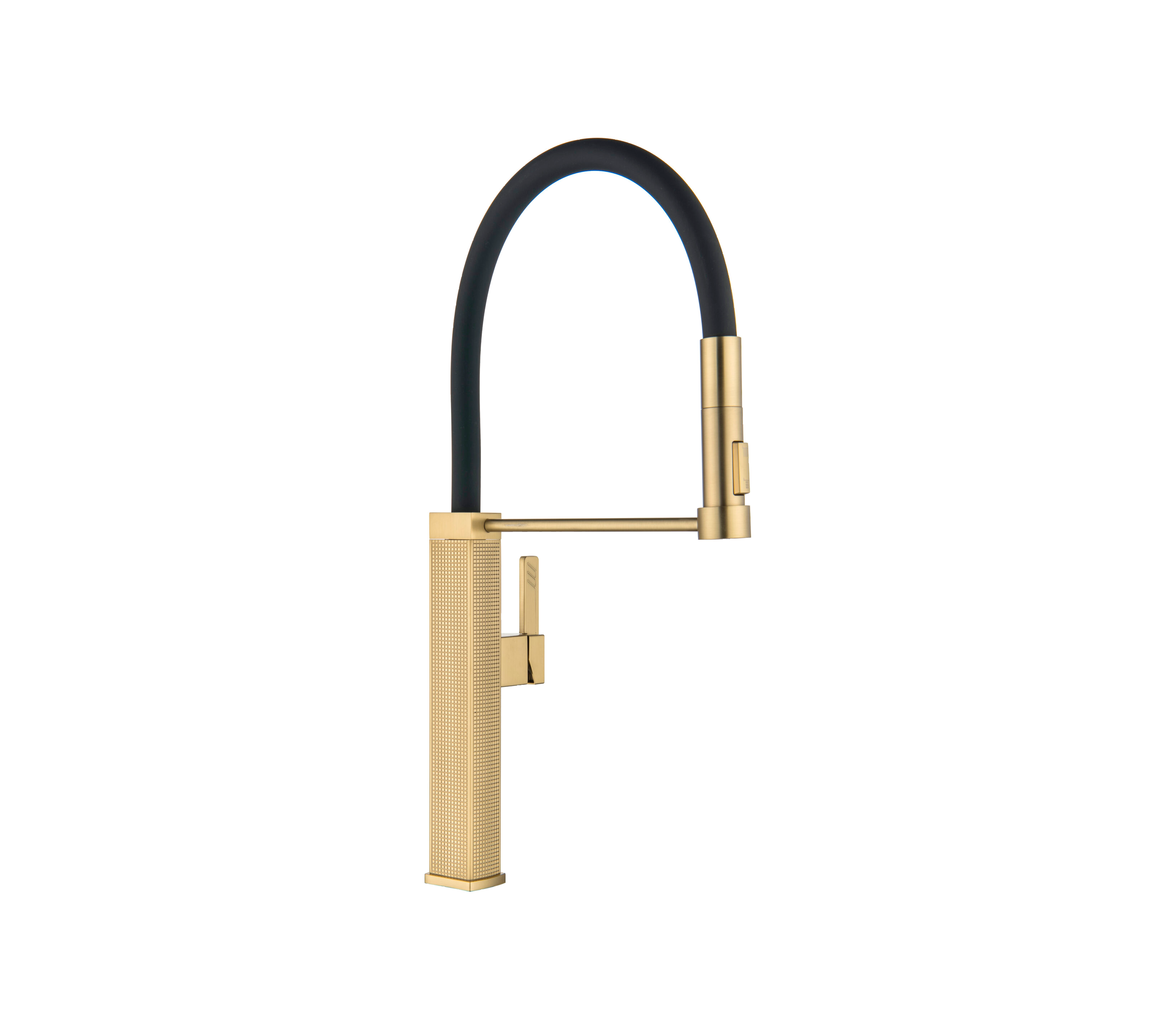 Gold Drija 2-in-1 Pull-Out Kitchen Faucet with Spray Function - Perfect for Washing Dishes and Cleaning Sinks