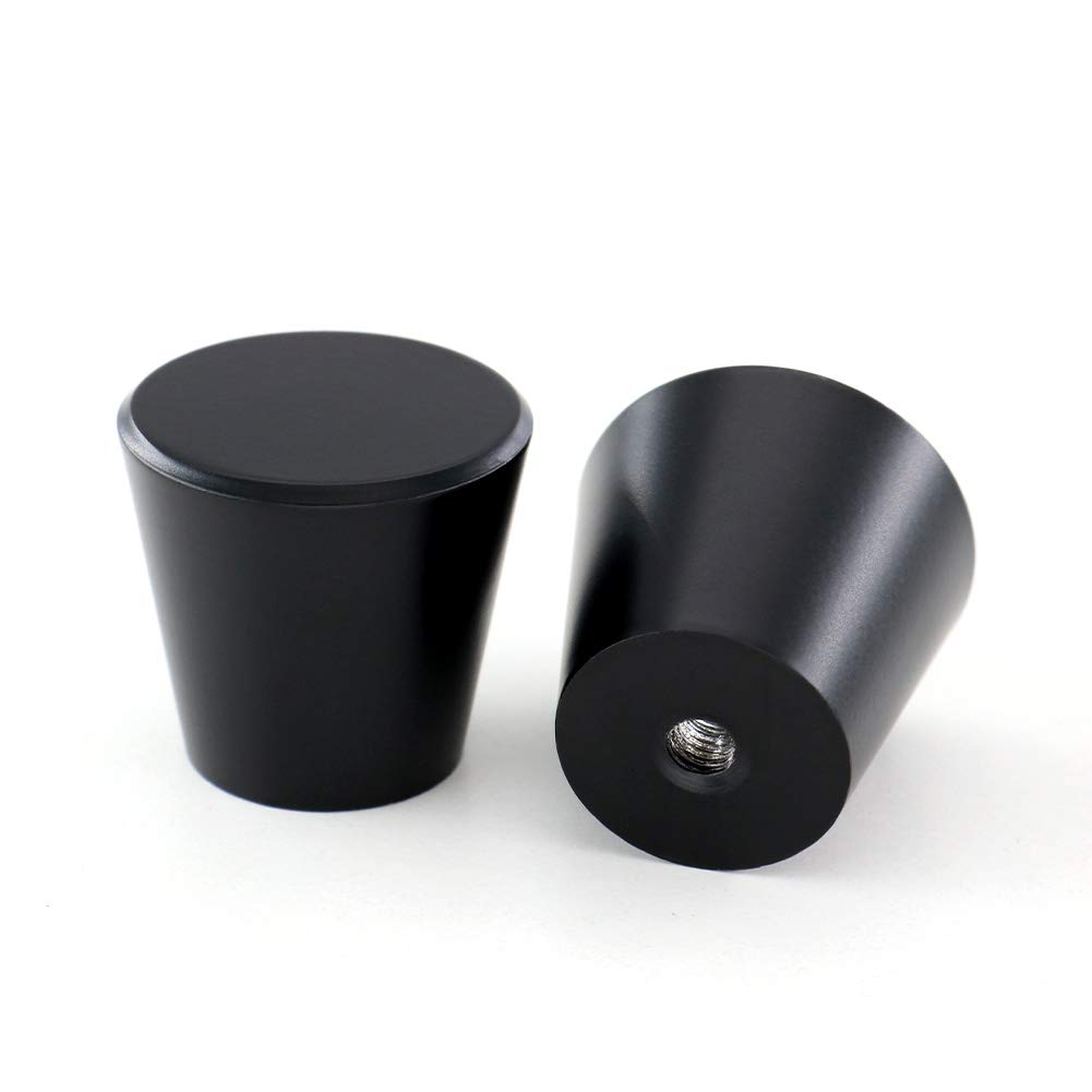 10 Pack Matte Black Cabinet Knobs - Premium Kitchen Cabinet Hardware for Dresser Drawers & Furniture - Durable & Stylish Pull Handles for Home, Office & DIY Projects