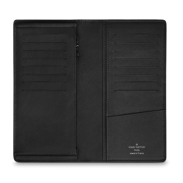 Louis Vuitton x Supreme Brazza Wallet Epi Black - Luxury Designer Wallet for Men - Perfect for Everyday Use, Travel & Business